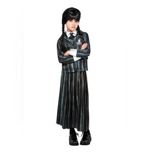 Wednesday Addams Nevermore Uniform Halloween Costume Girls L